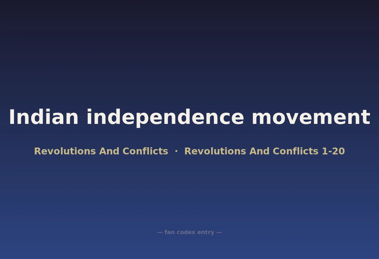Indian independence movement