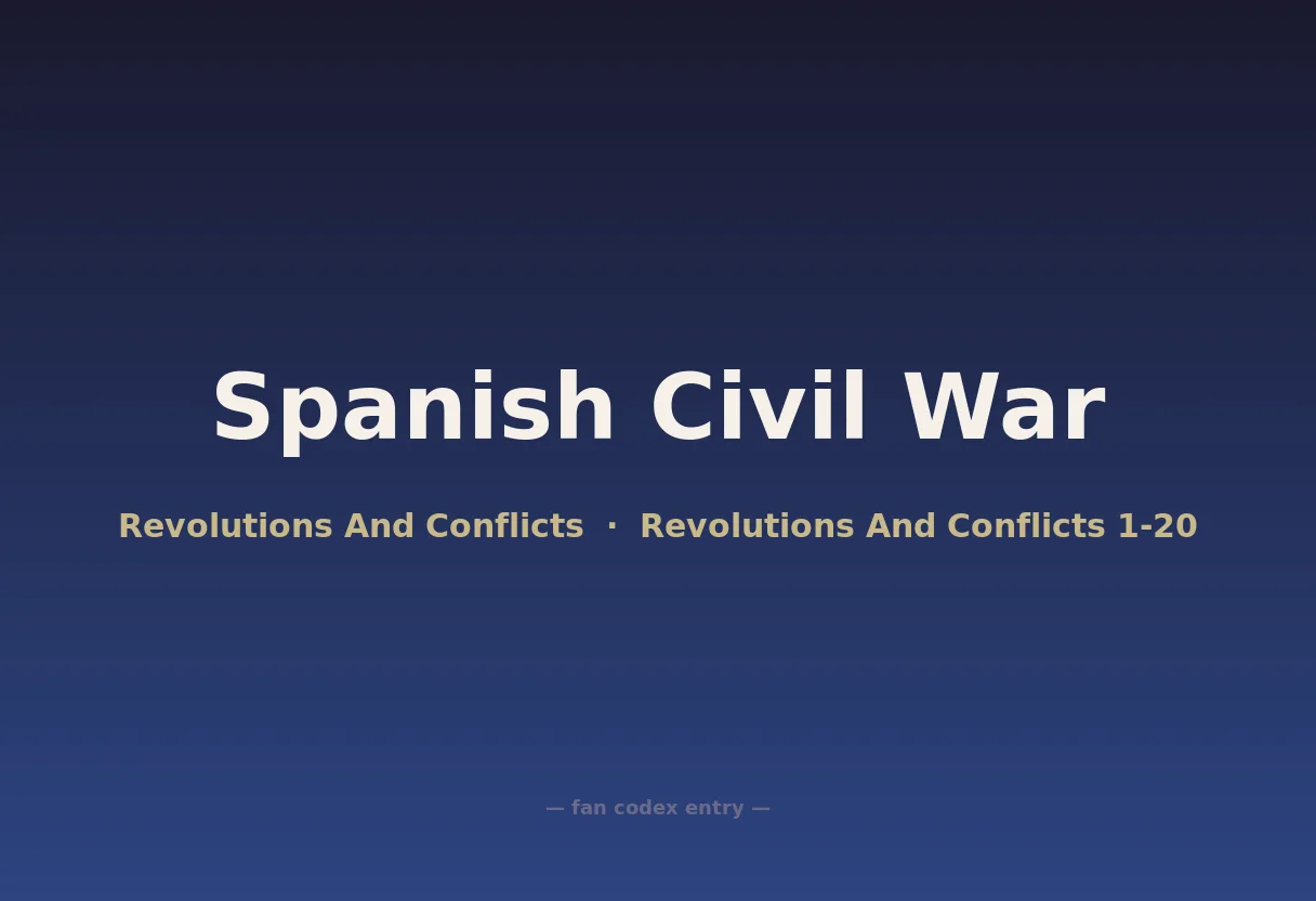 Spanish Civil War