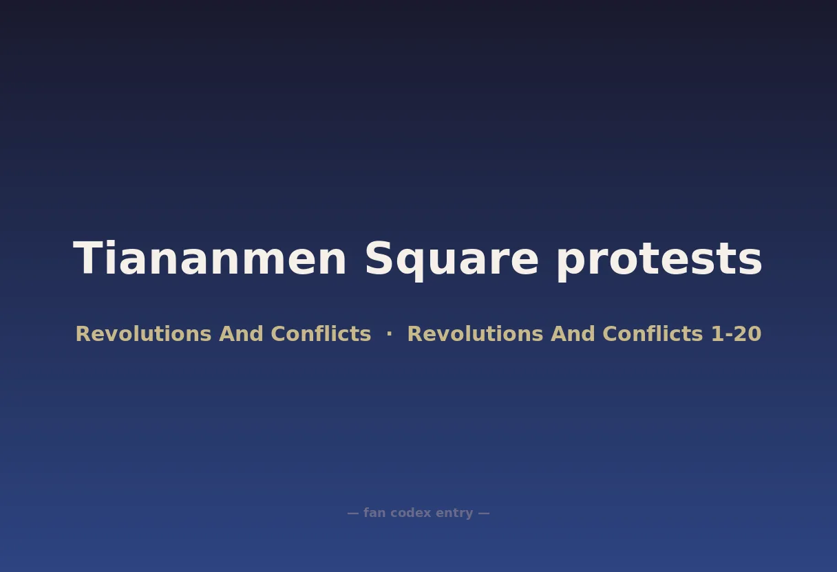 Tiananmen Square protests