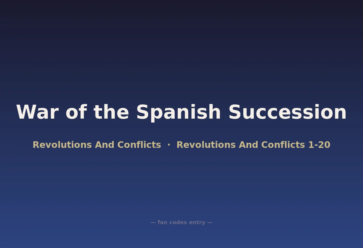 War of the Spanish Succession